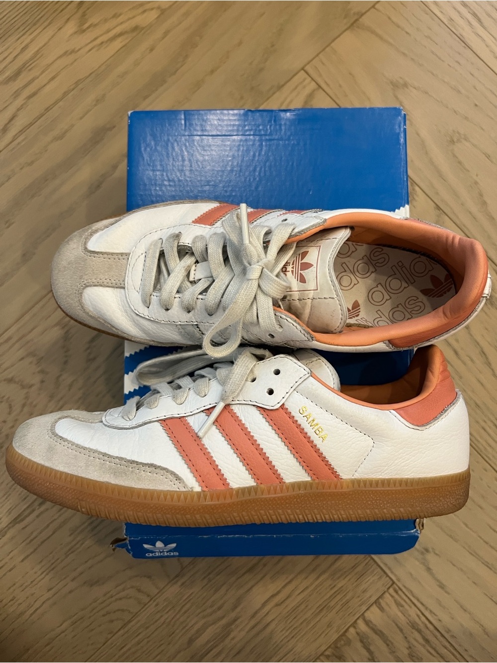 adidas Samba OG Cloud White / Wonder Clay / Crystal White